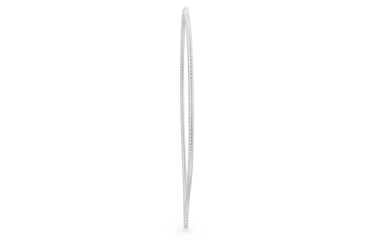 V-Shape Diamond Tennis Everyday Necklace