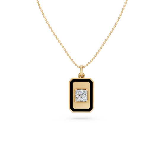 Classic Princess Cut Pendant