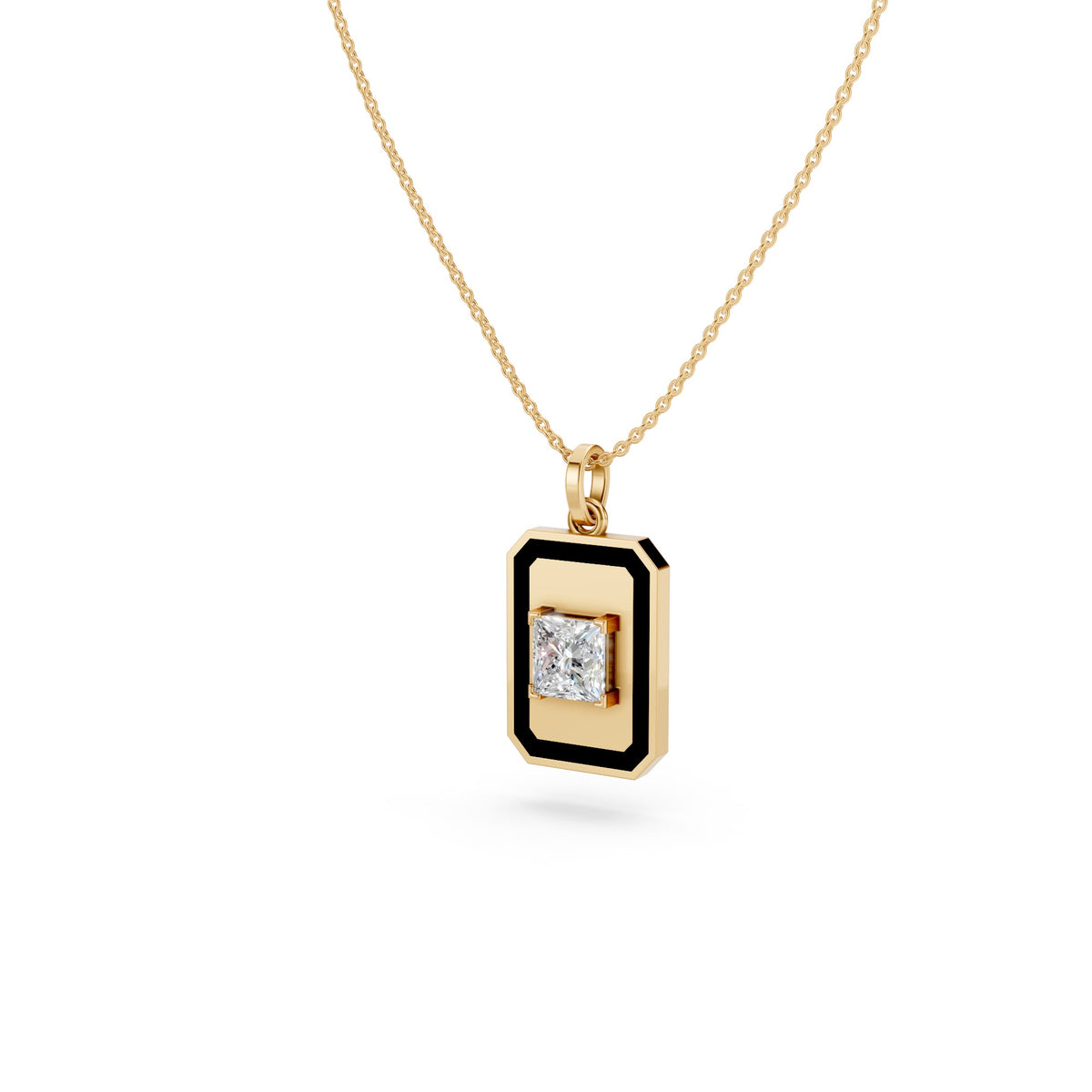 Classic Princess Cut Pendant