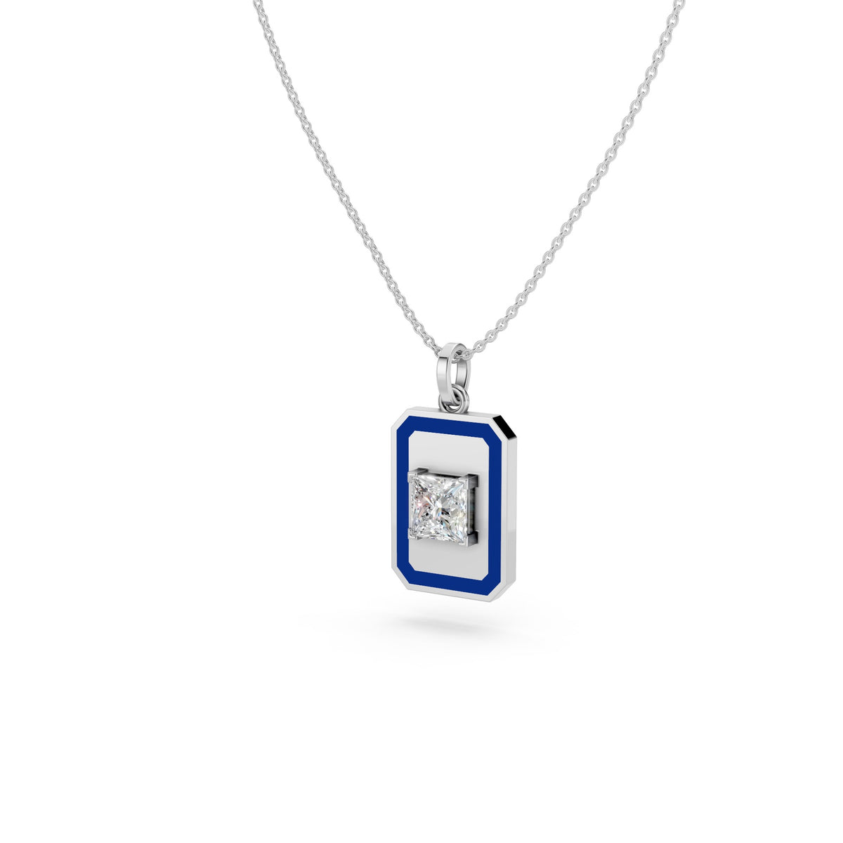 Classic Princess Cut Pendant