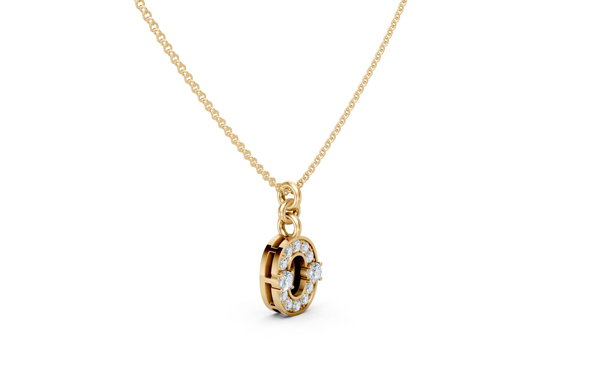 Clean Round Loop Pendant
