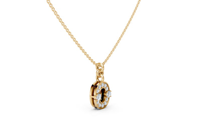 Clean Round Loop Pendant