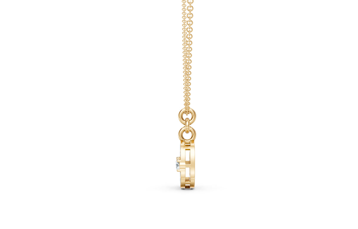 Clean Round Loop Pendant