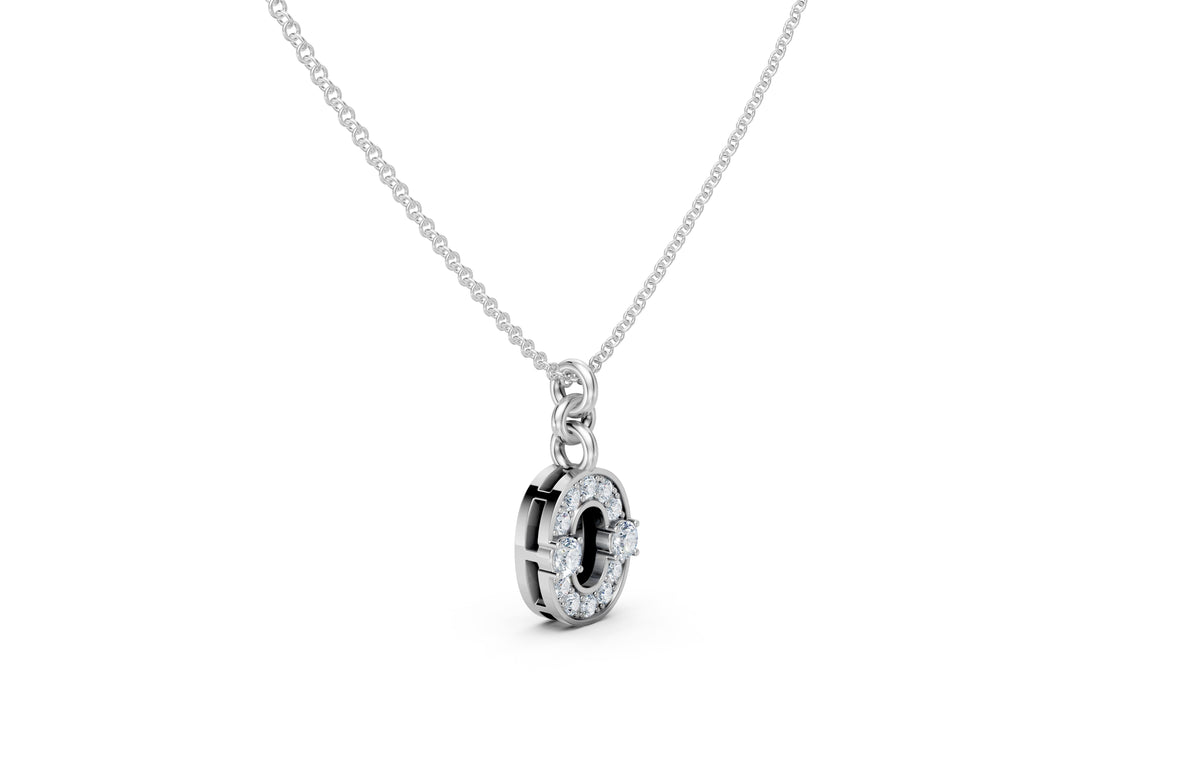 Clean Round Loop Pendant