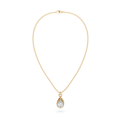 Teardrop Solitaire Pendant
