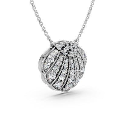 Intricate Shell Motif Pendant